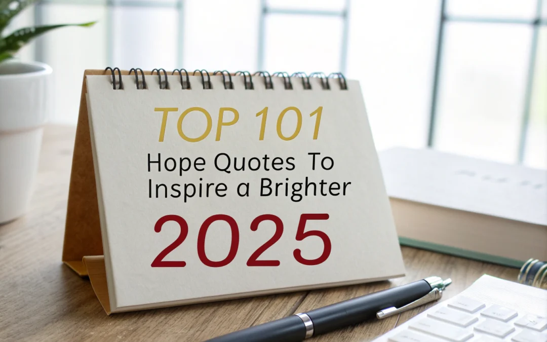 Top 101 Hope Quotes to Inspire a Brighter 2025