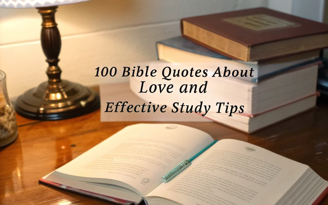 100 Bible Quotes About Love and Effective Study Tips