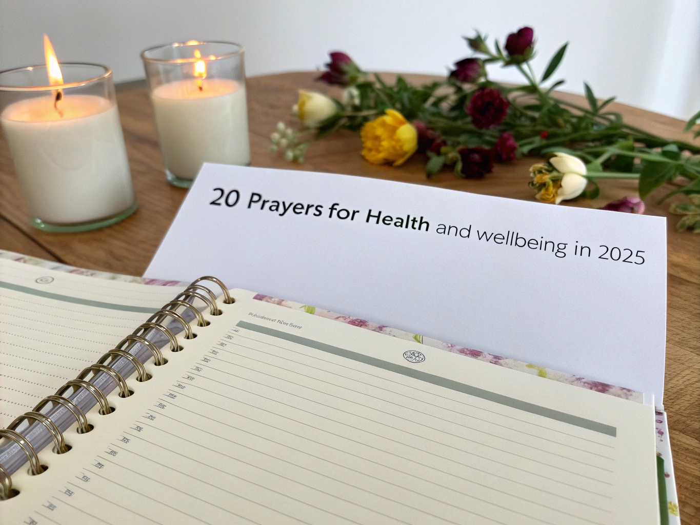 20 Prayers for Health and Wellbeing in 2025