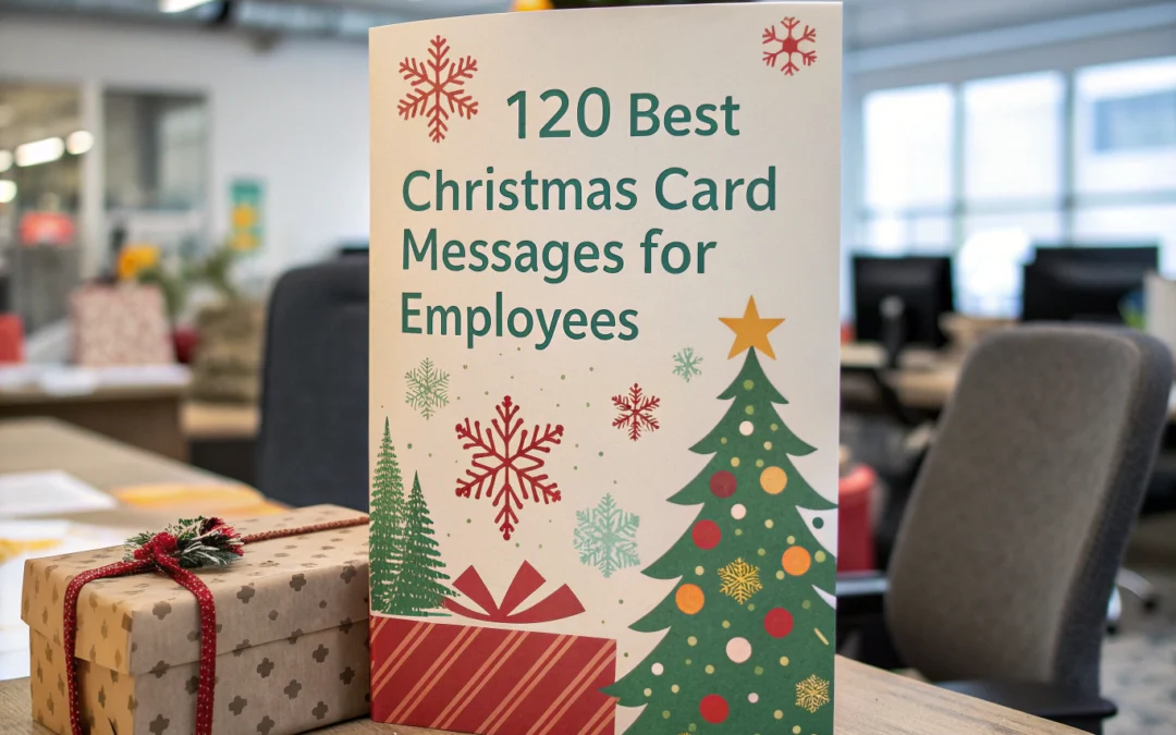 120 Best Christmas Card Messages for Employees Every Boss Should Know