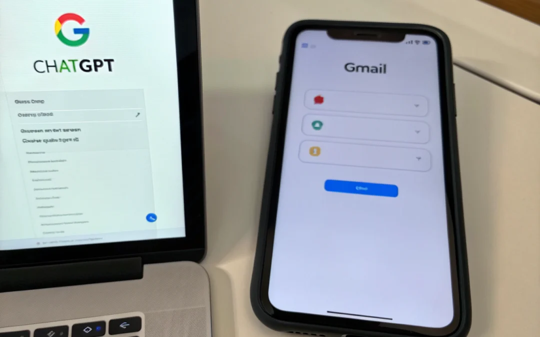 how to connect chat gpt from apple to gmail​