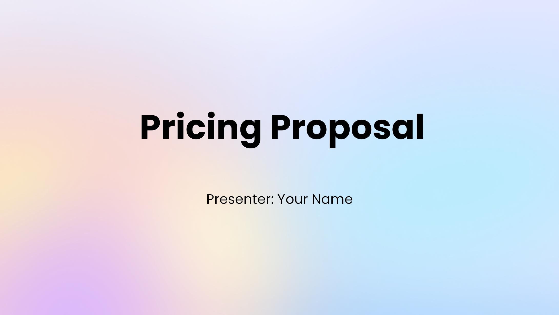 Project Proposal Templates