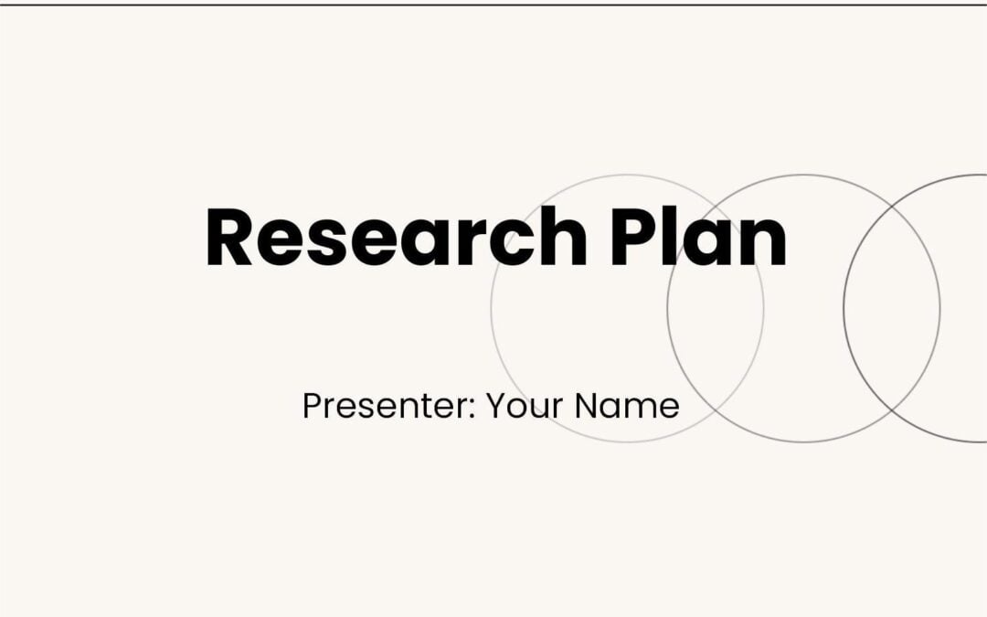 Research Plan