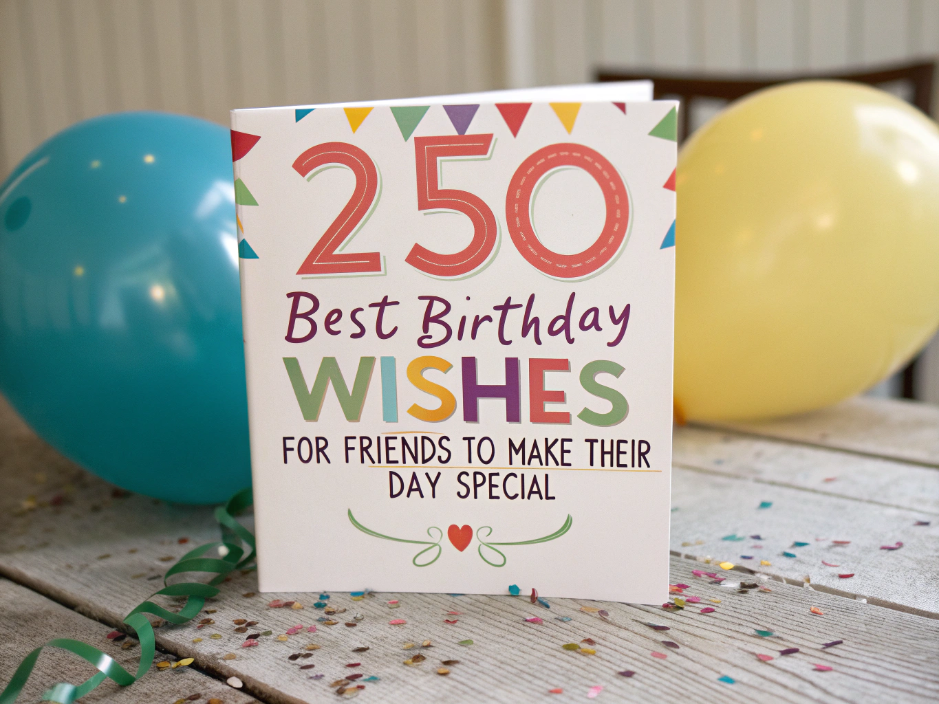 250 Best Birthday Wishes for Friends to Make Their Day Special