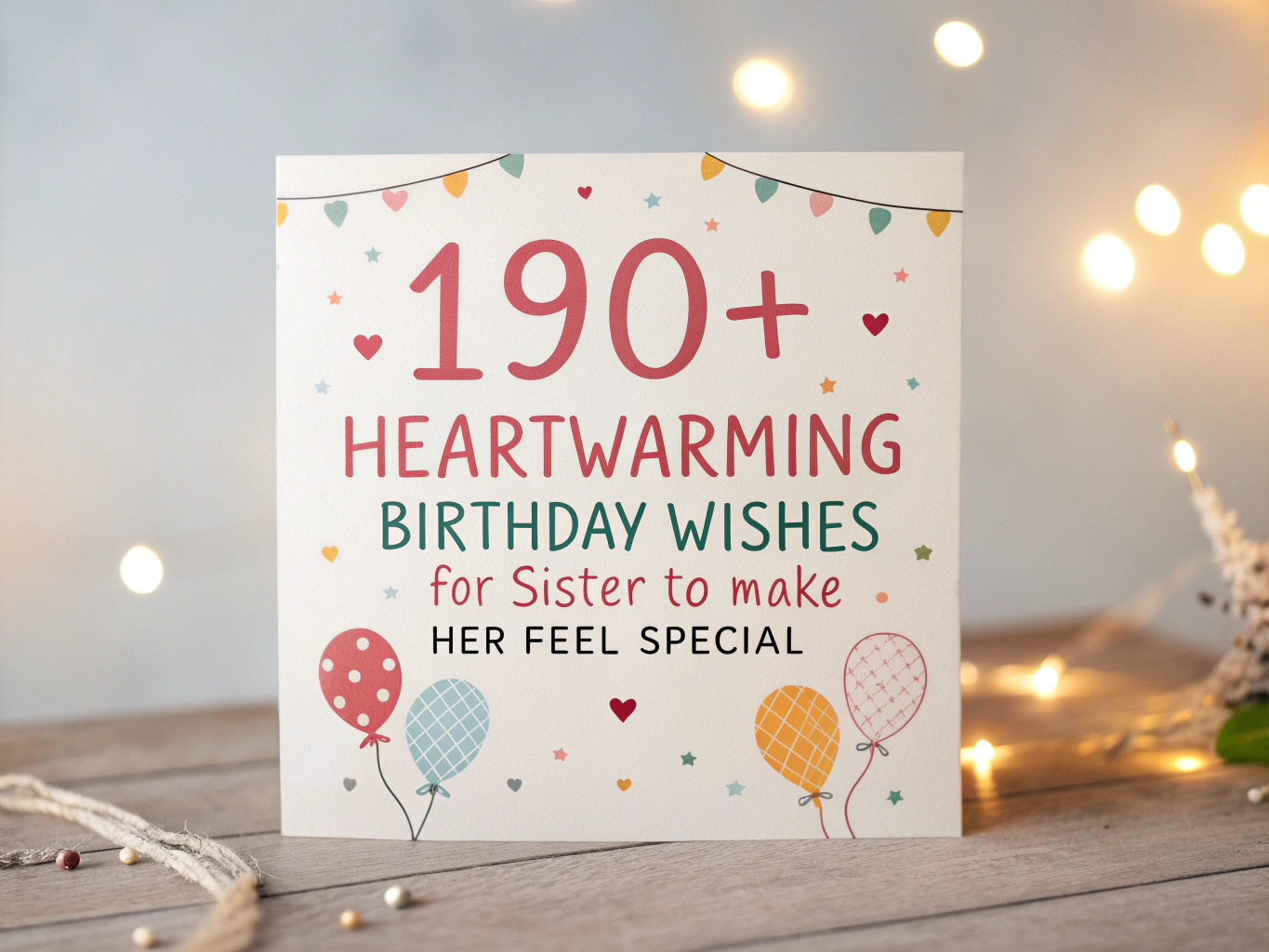 190+ Heartwarming Birthday Wishes for Sister to Make Her Feel Special