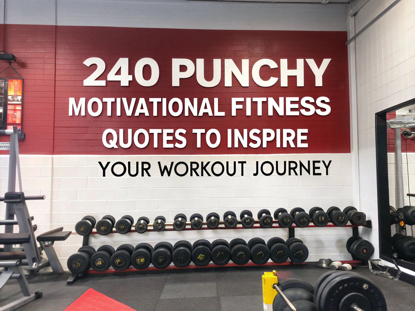 240 Punchy Motivational Fitness Quotes to Inspire Your Workout Journey