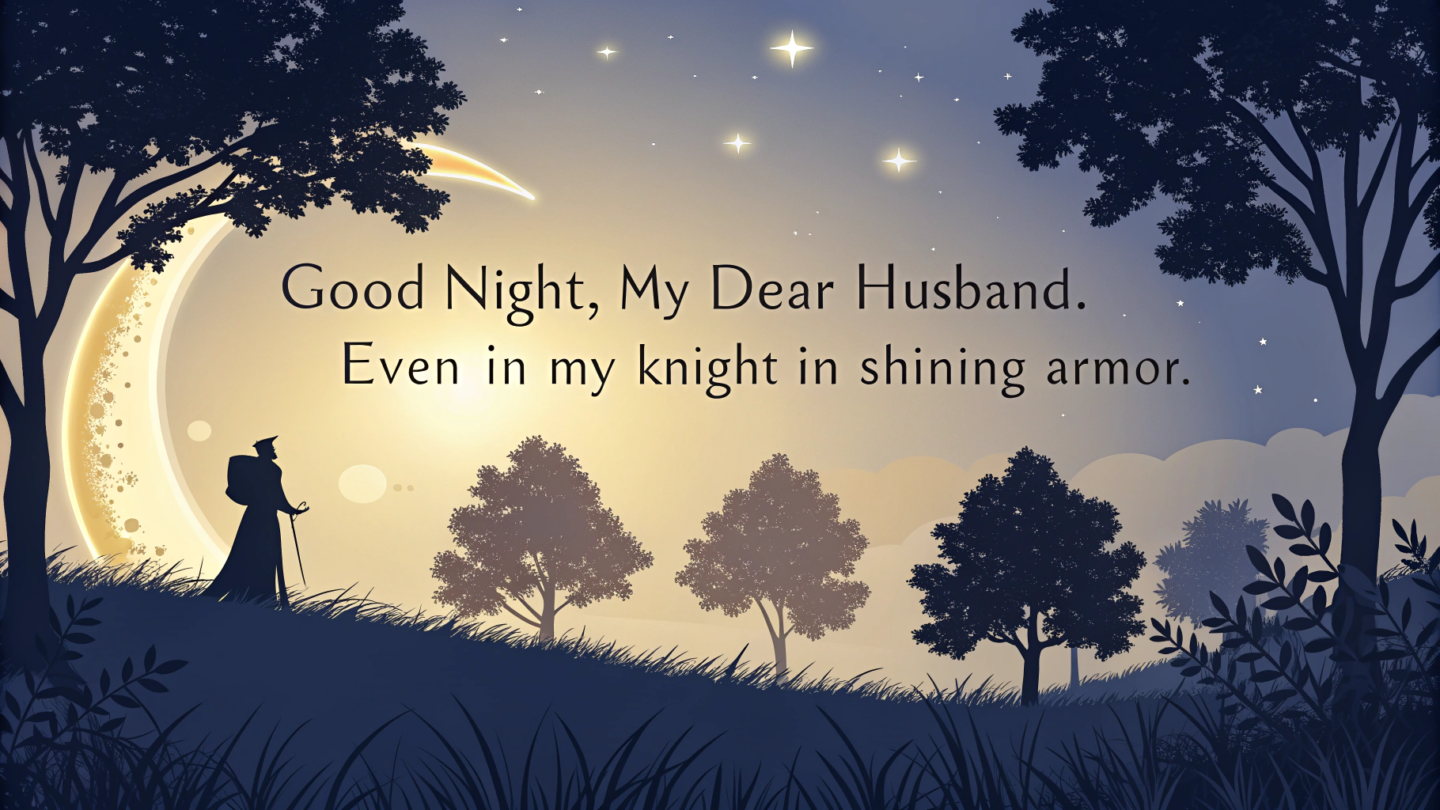 2. Romantic Good Night Messages to Husband