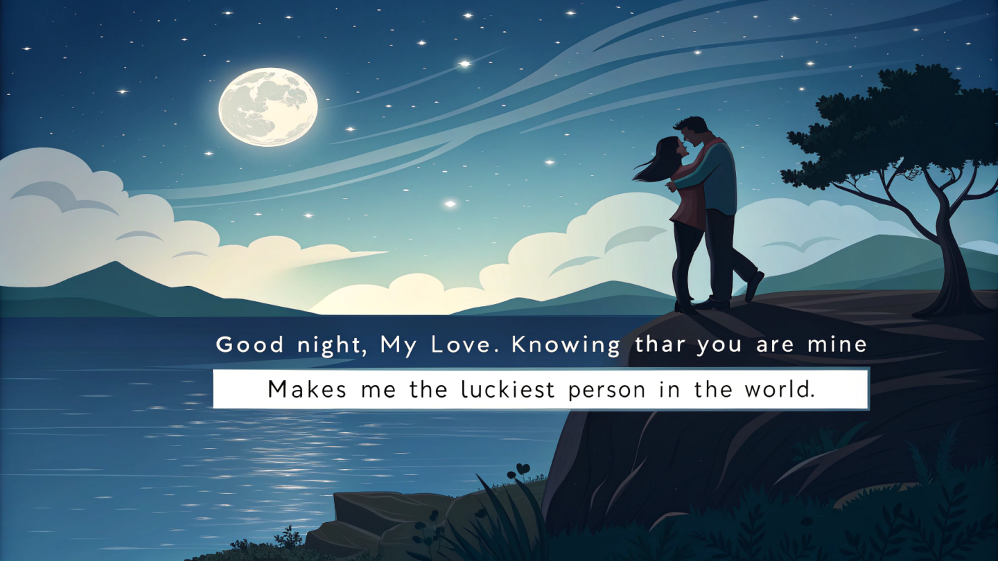 2. Romantic Good Night Messages for Girlfriend