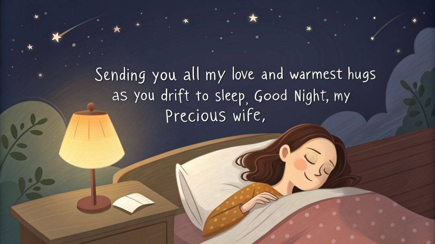 3. Heartfelt Good Night Messages for Wife