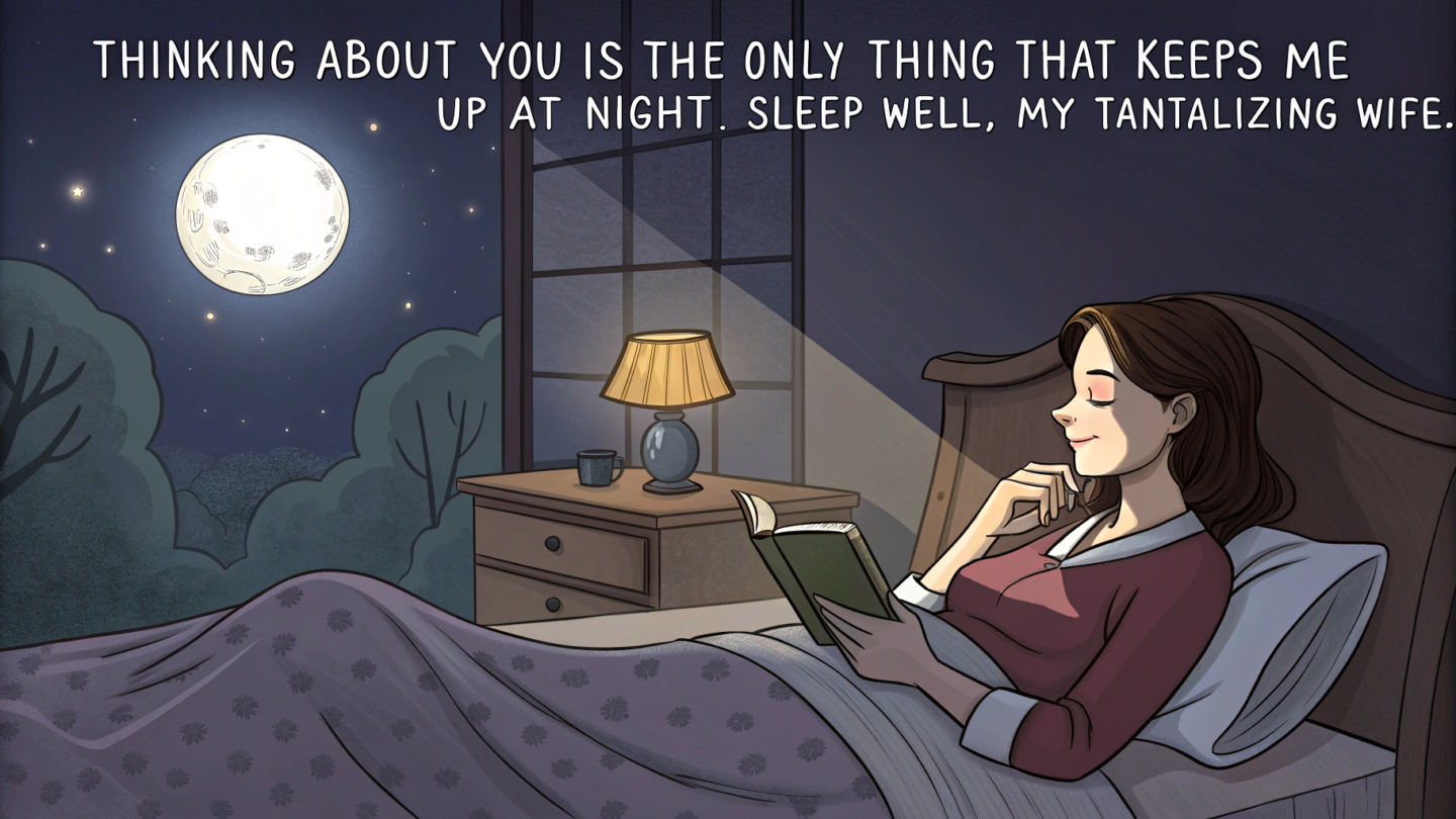 5. Flirty Good Night Messages for Wife