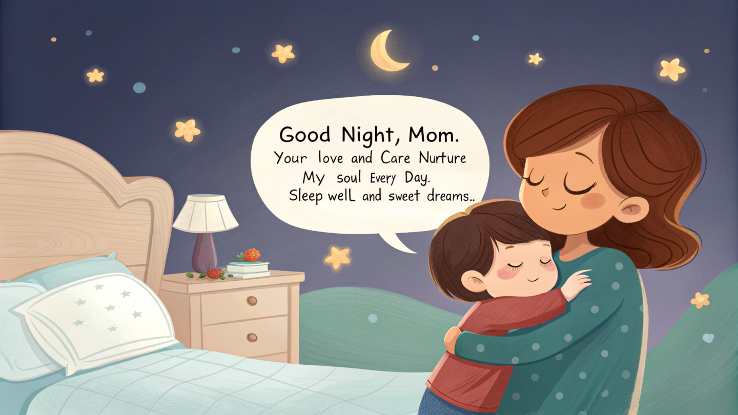 2. Good Night Messages for Moms