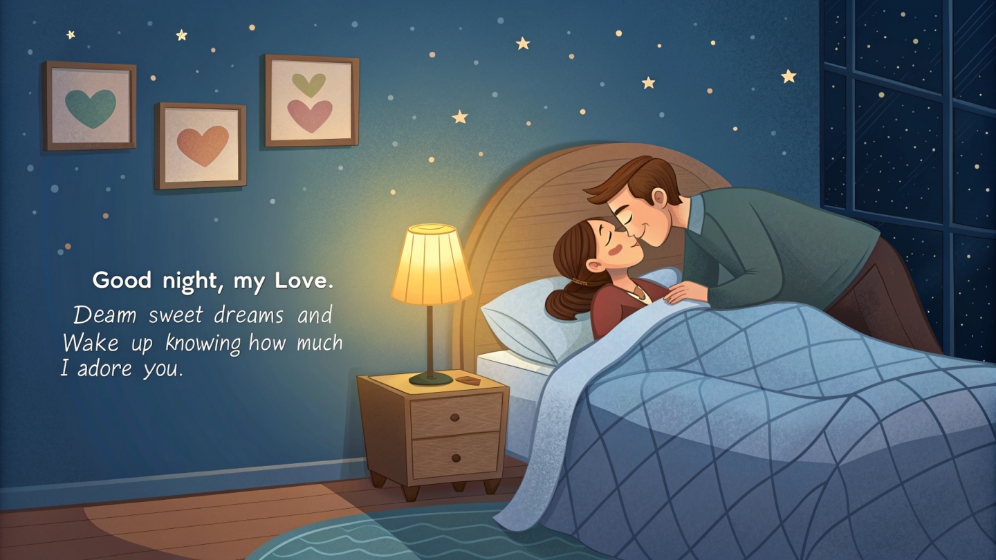 1. Cute Good Night Messages for Girlfriend