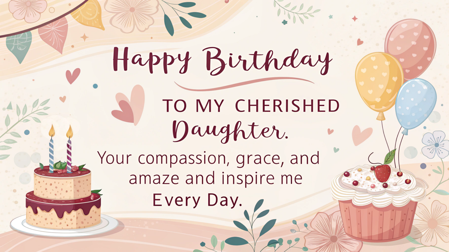 5. Heart Touching Birthday Wishes for Daughters