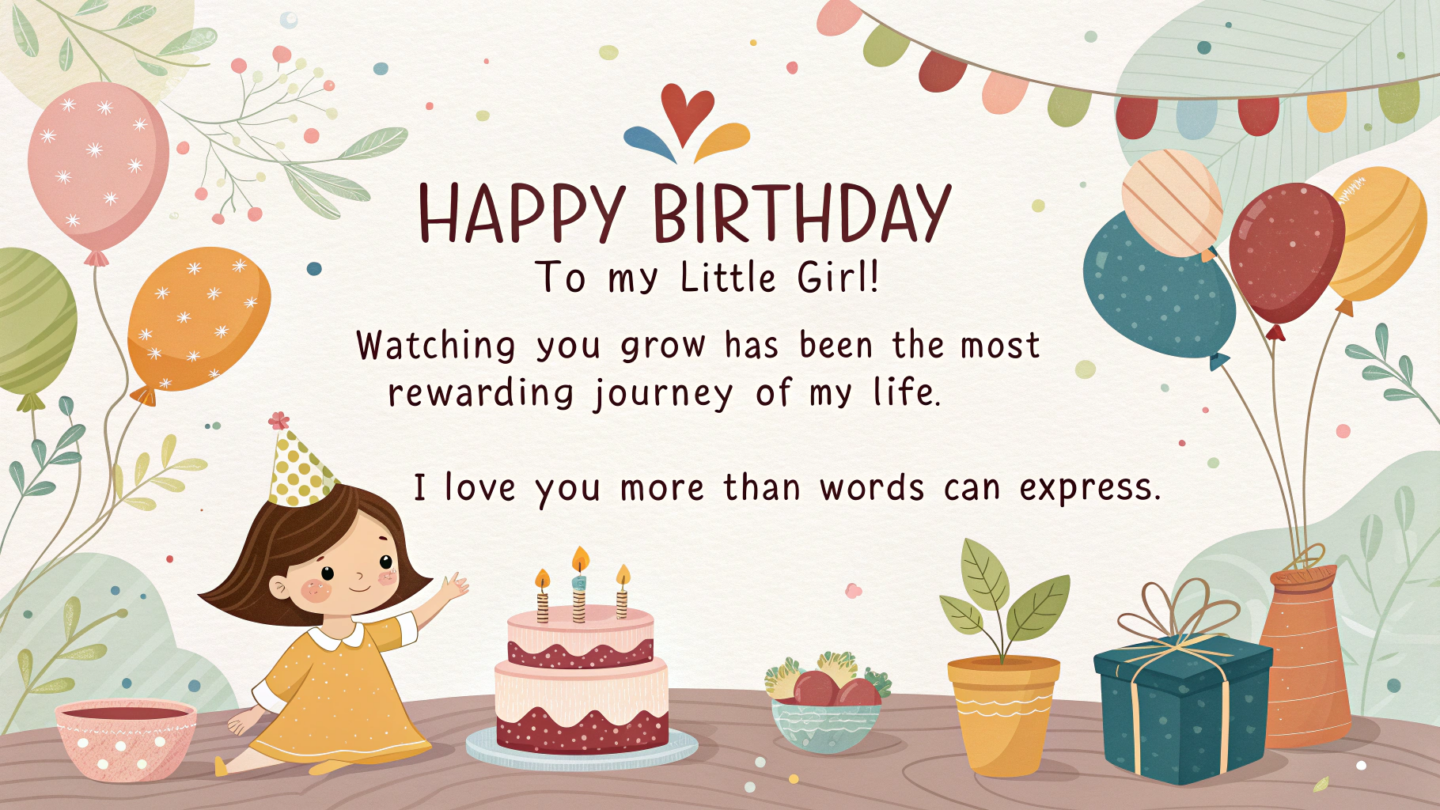 7. Unique birthday wishes for daughter from dad​