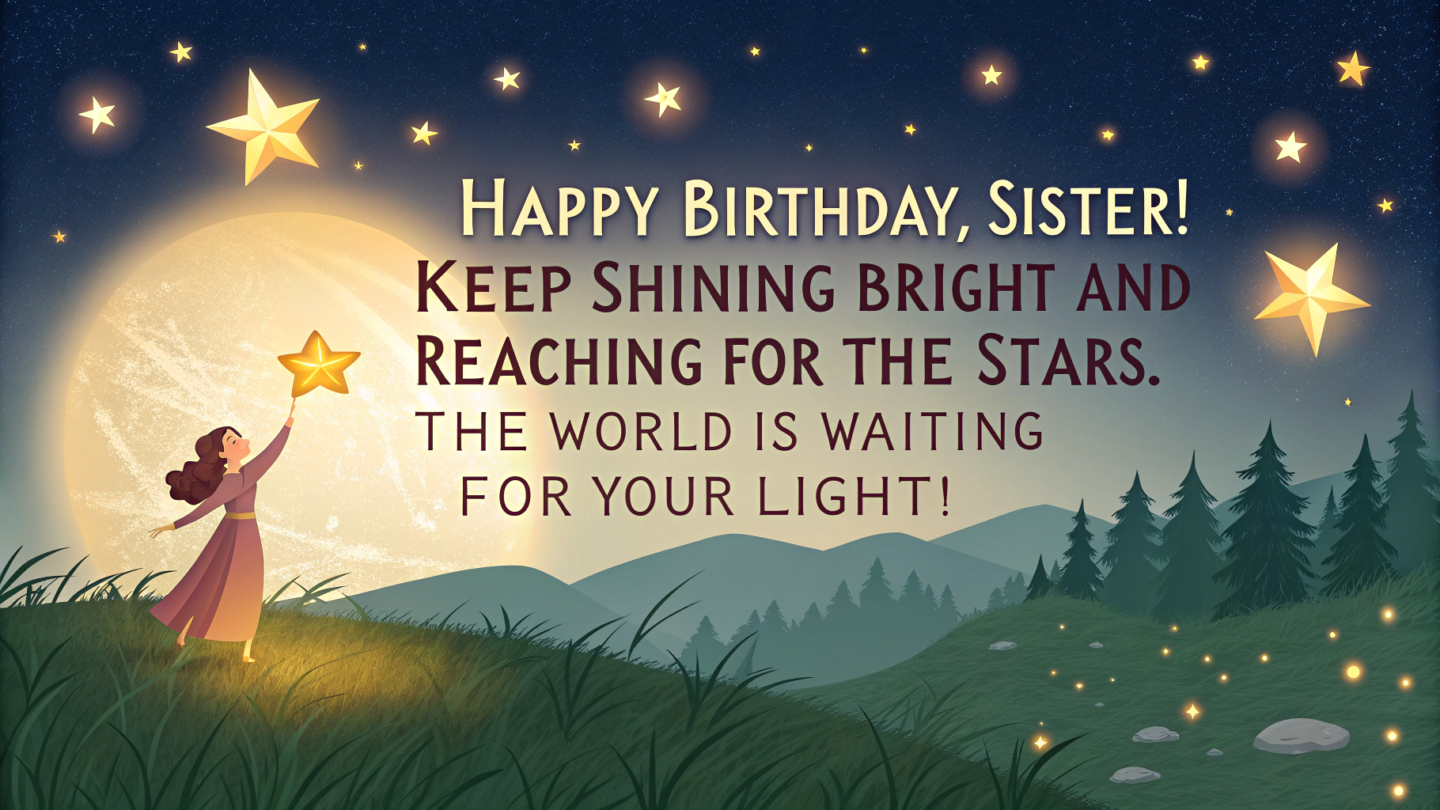 4. Inspirational Birthday Wishes for Sister to Encourage and Motivate