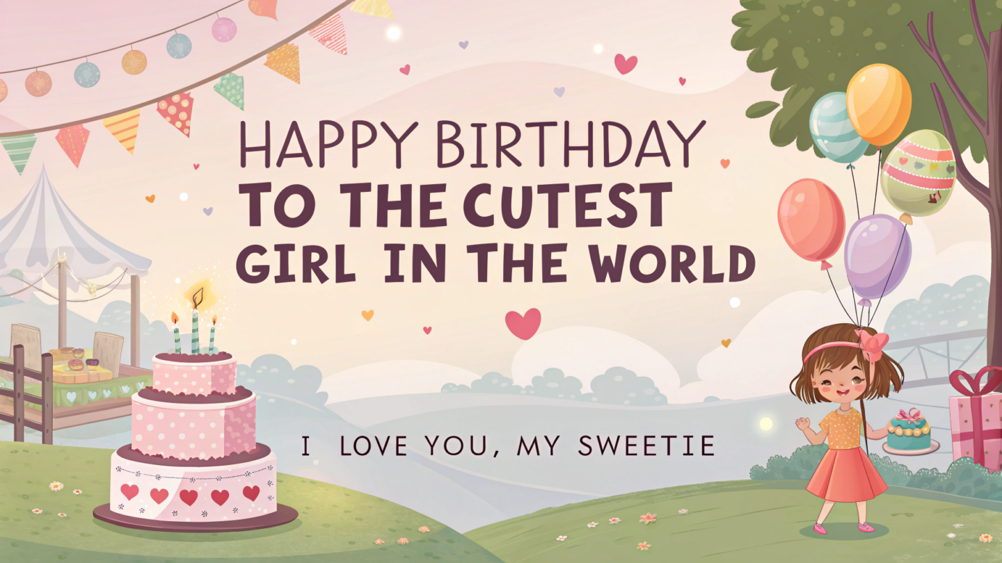 3. Cute Birthday Wishes for Girlfriend