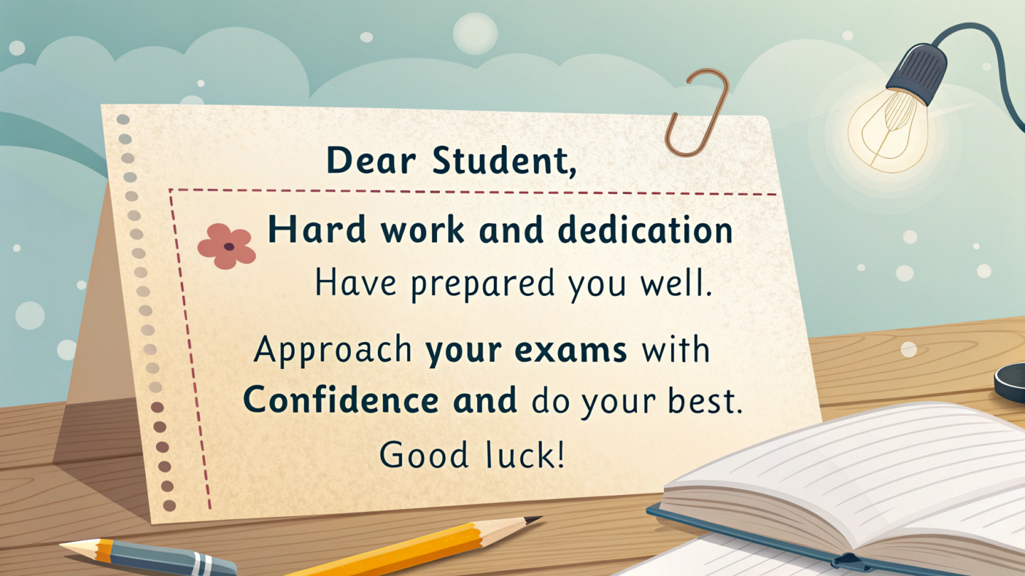 6. Teacher's Encouraging Messages for Students