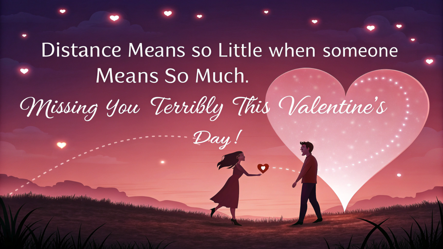 9. Long-Distance Valentine's Day Messages