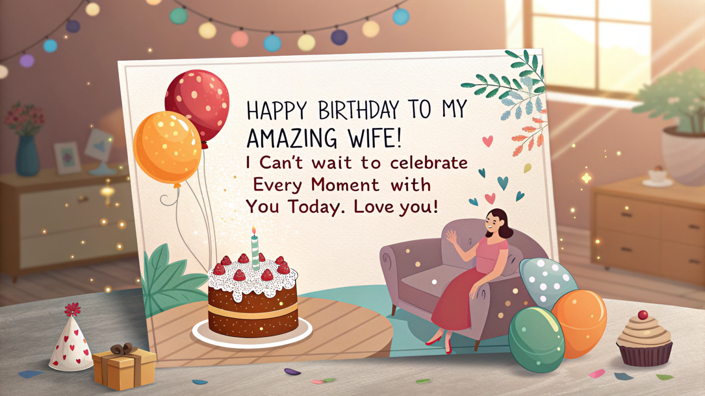 17. Whatsapp Birthday Wishes for Wife